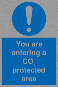 You are entering a CO₂ protected area