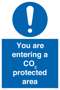 You are entering a CO₂ protected area