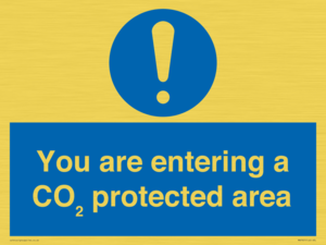 You are entering a CO₂ protected area