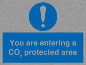 You are entering a CO₂ protected area