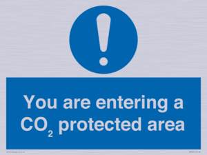 You are entering a CO₂ protected area