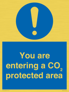 You are entering a CO₂ protected area