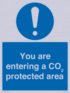 You are entering a CO₂ protected area