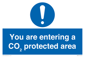 You are entering a CO₂ protected area
