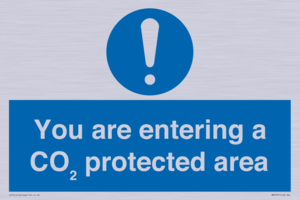 You are entering a CO₂ protected area