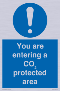 You are entering a CO₂ protected area