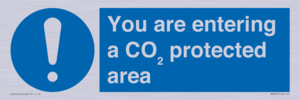 You are entering a CO₂ protected area