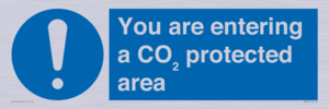 You are entering a CO₂ protected area