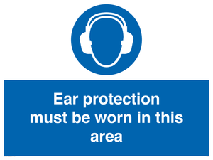 Ear protection in area