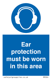 Ear protection must be worn in this area