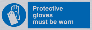 protective gloves must be worn