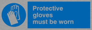 protective gloves must be worn