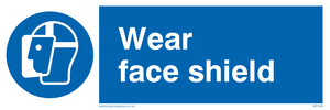 wear face shield