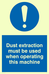 Dust extraction this machine