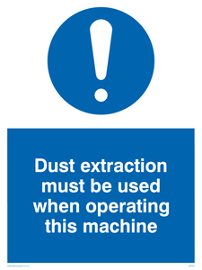 Dust extraction this machine