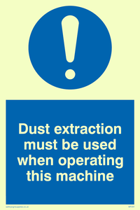 Dust extraction this machine