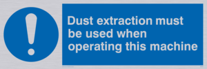 Dust extraction this machine