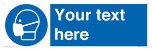 Custom Face Mask Sign from Safety Sign Supplies