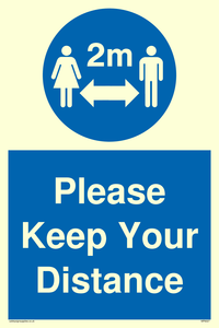 Leave Suitable Distance Sign Please Keep Your Distance from Safety Sign Supplies