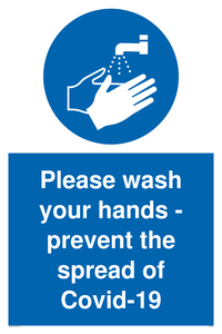 Please wash your hands 