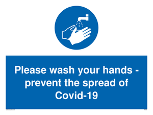 Please wash your hands 