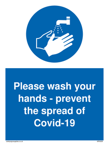 Please wash your hands 