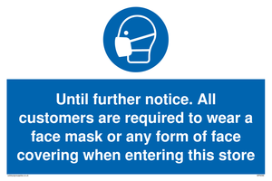 Until further notice sign 