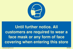 Until further notice