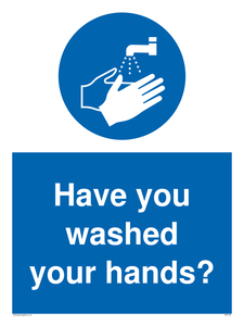 Have you washed your hands?
