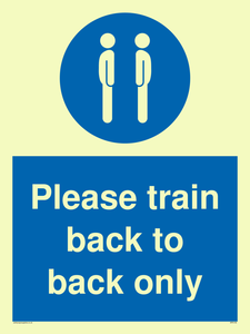 Please train back to back only