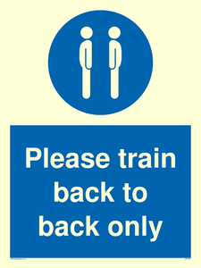 Please train back to back only
