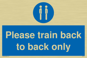 Please train back to back only