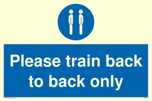 Please train back to back only