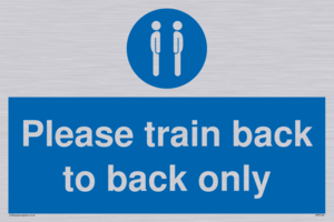 Please train back to back only