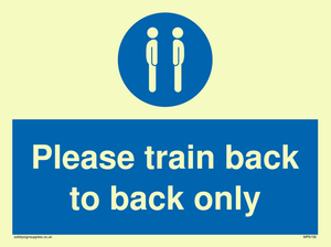 Please train back to back only