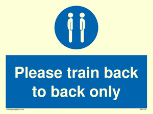 Please train back to back only
