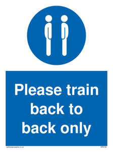 Please train back to back only