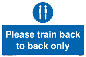 Please train back to back only