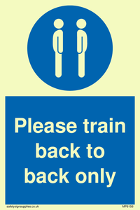 Please train back to back only