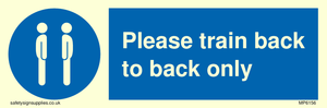 Please train back to back only