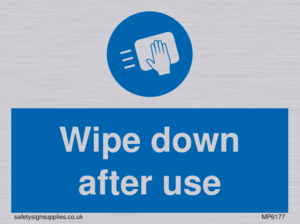 Wipe down after use