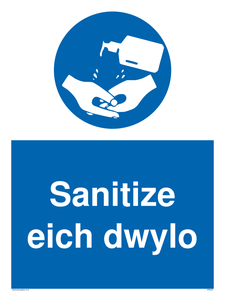 Hand sanitising station