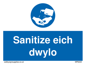 Hand sanitising station