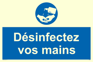 D?sinfectez vos mains