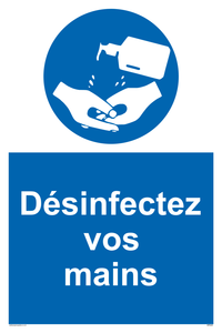 D?sinfectez vos mains