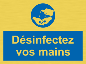 D?sinfectez vos mains