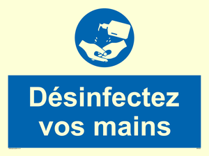 D?sinfectez vos mains