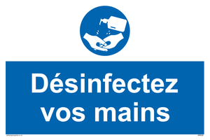 D?sinfectez vos mains