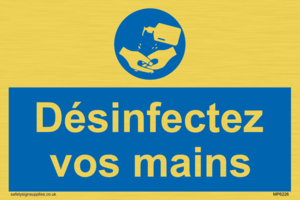 D?sinfectez vos mains