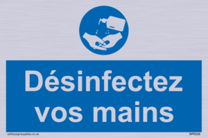 D?sinfectez vos mains